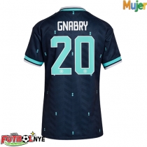 Camiseta Alemania Serge Gnabry #20 Visitante Equipación para mujer Mundial 2026 manga corta